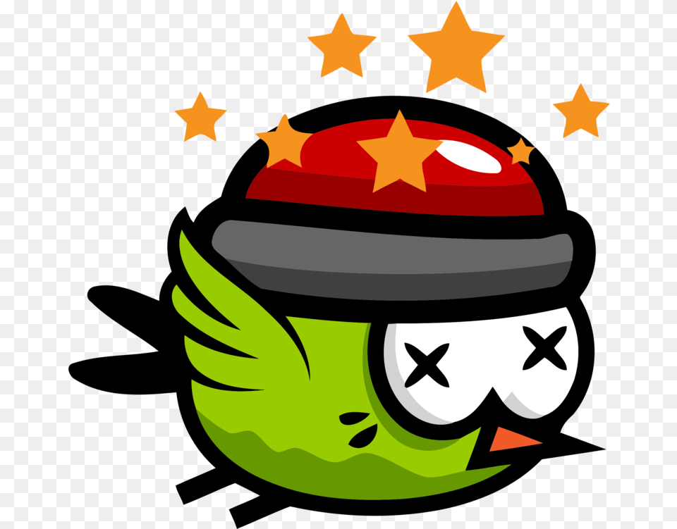 Artworksmilebird Clipart Royalty Svg Flappy Bird Bird, Crash Helmet, Helmet, Symbol, Dynamite Png Image