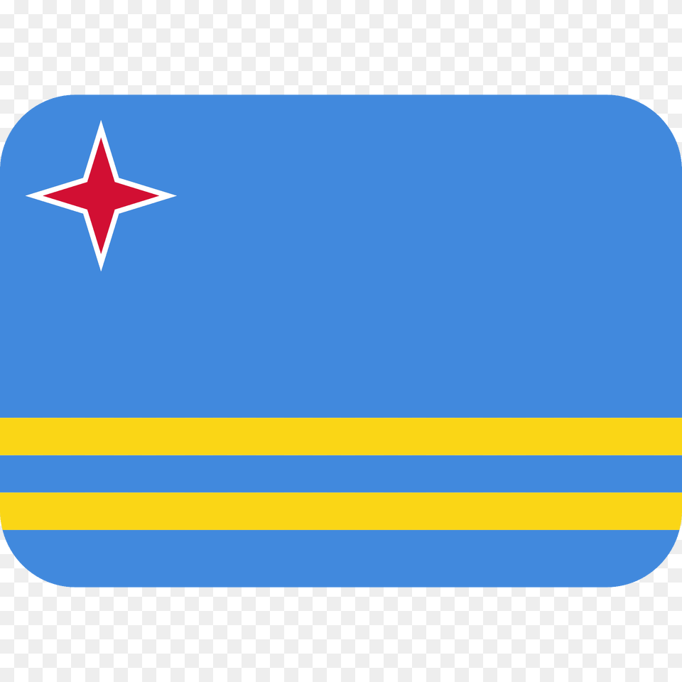 Aruba Flag Emoji Clipart, Symbol, Star Symbol Free Transparent Png