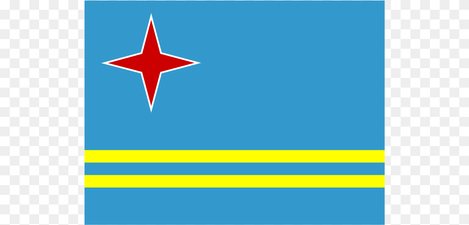 Aruba Flag Transparent Flag, Star Symbol, Symbol Png