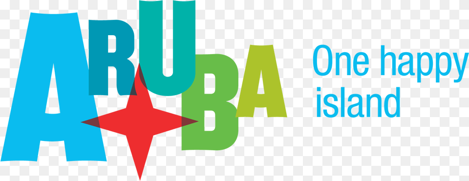 Aruba One Happy Island Logo, Symbol, Star Symbol, Text Png Image
