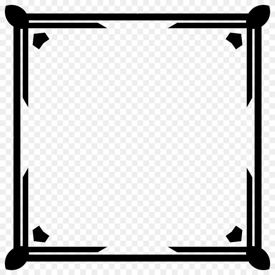 Arvin Deco Frame 2 Clipart, White Board Free Transparent Png