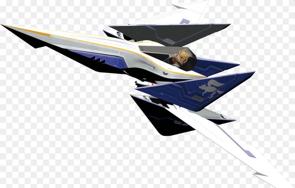 Arwing Nintendo Star Fox Command, Aircraft, Airplane, Jet, Transportation Free Png