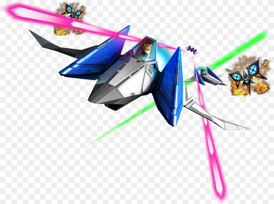 Arwing Star Fox 64 3d, Aircraft, Airplane, Transportation, Vehicle Png
