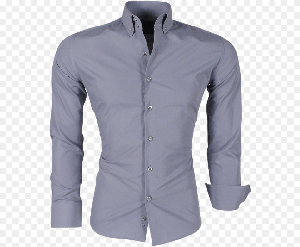 Arya Boy Italiaans Overhemd Paisley Motief Blauw Button, Clothing, Dress Shirt, Long Sleeve, Shirt Free Png