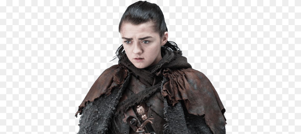 Arya Stark 1 Arya Dagger Game Of Thrones, Head, Clothing, Coat, Face Png Image