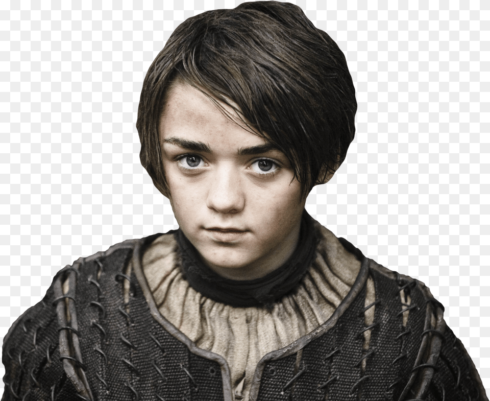 Arya Stark Got Game Of Thrones World Arya Stark A Girl Quote, Adult, Portrait, Photography, Face Png
