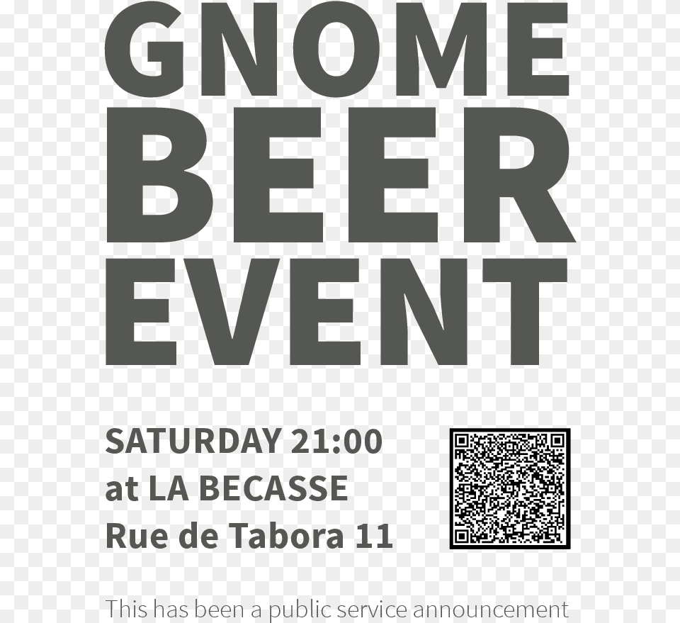 As For The Gnome Night Out The Gnome Beer Event It Vector Craft Beer, Advertisement, Poster, Qr Code, Text Png Image