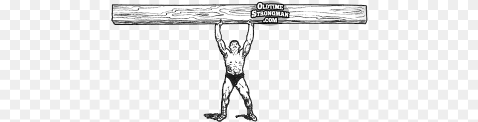 As If You Needed Further Proof That Arthur Saxon Was Bodybuilding, Cross, Symbol, Person, Art Free Png Download