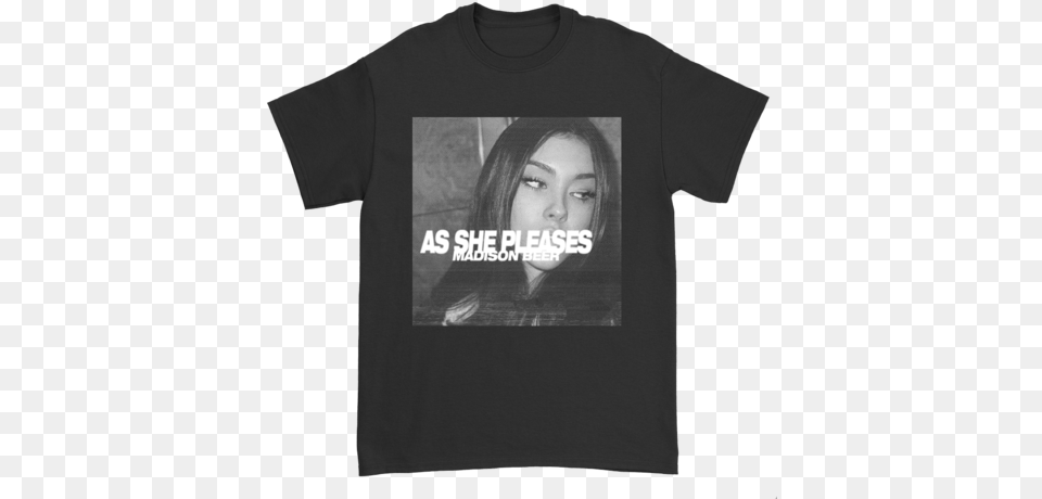 As She Pleases Tour Tee Home With You Madison Beer, Clothing, T-shirt, Adult, Female Free Png Download