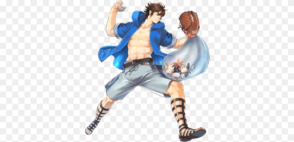 As Soon As I Saw This I Needed To Fire Emblem Summer Frederick, Sport, Glove, Person, Clothing Free Transparent Png