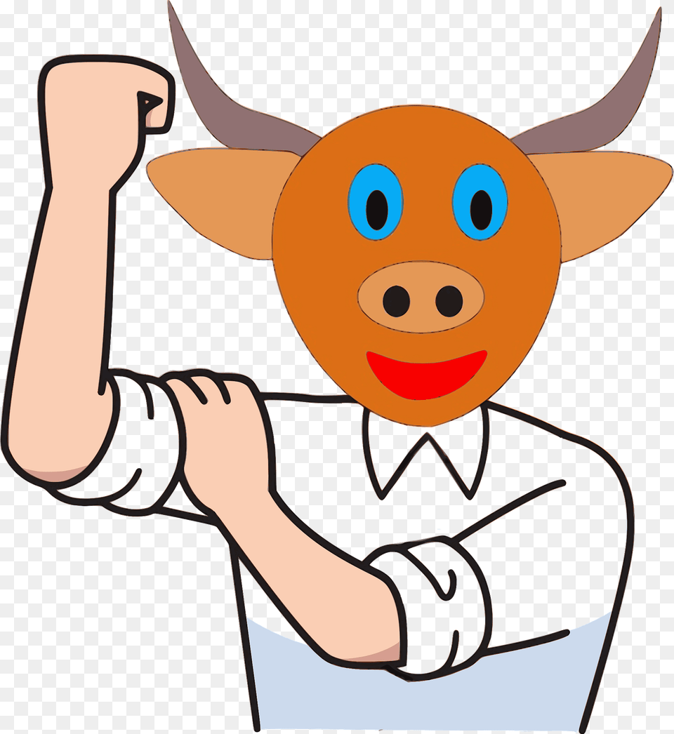 As Strong As An Ox Clipart, Arm, Body Part, Person, Face Png