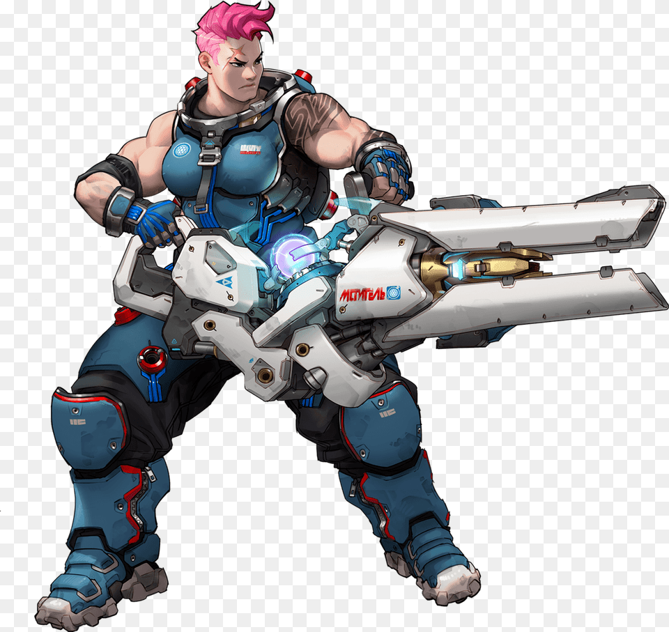 As This Is A Key Piece Of Information Whenever A Winston39s Zarya Overwatch Concept Art, Book, Comics, Publication, Clothing Png Image