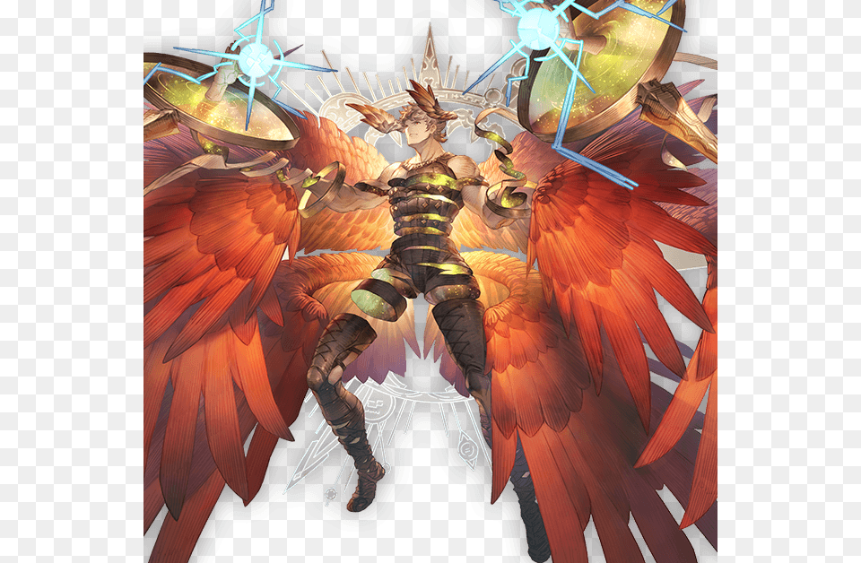 As With Uriel He Adds 5 To Wind Allies39 Damage Cap Granblue Fantasy, Person Free Transparent Png