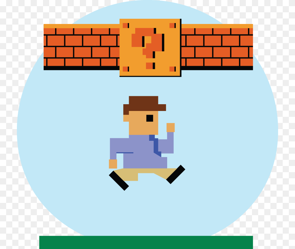 As You Brainstorm More Ideas Will Flow Jumping, Brick, Person Png Image
