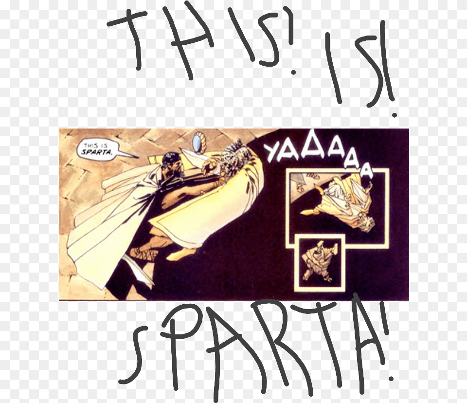 As You Can See The Original Graphic Novel Has Leonidas Sparta, Book, Comics, Publication, Adult Png Image