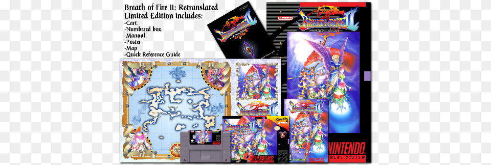 As You Can Tell Much Love And Effort Has Gone Into Breath Of Fire 2 Cib, Book, Comics, Publication, Arcade Game Machine Free Png Download