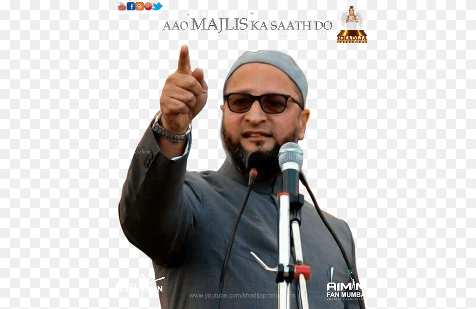 Asaduddin Owaisi Photo, Person, Microphone, Hand, Finger Png
