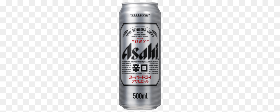 Asahi Can, Alcohol, Beer, Beverage, Lager Free Transparent Png