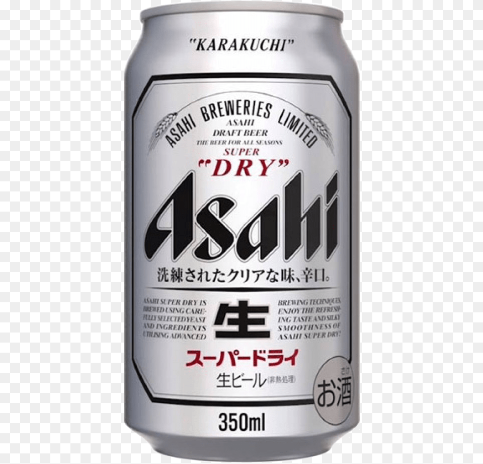 Asahi Japan S Beer Asahi Beer, Alcohol, Beverage, Lager, Can Png