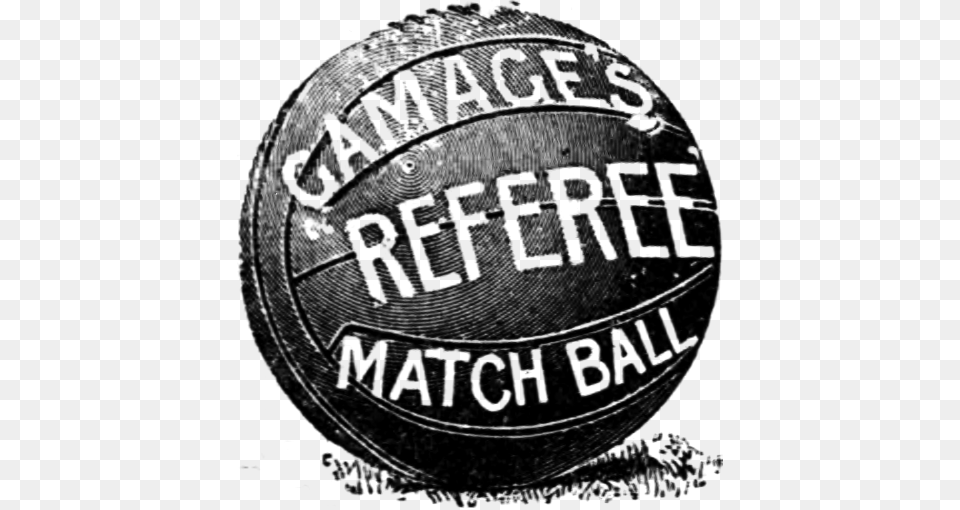 Asamphtpi Pg91a Gamages Advert Referee Football Emblem, Sphere, Text Png Image