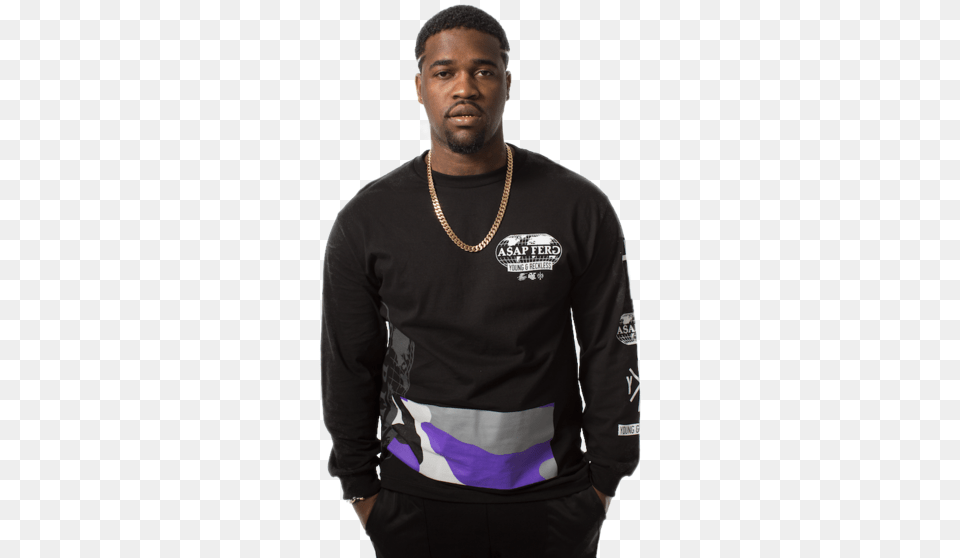 Asap Ferg Asap Ferg, Sleeve, Clothing, Long Sleeve, Accessories Free Png