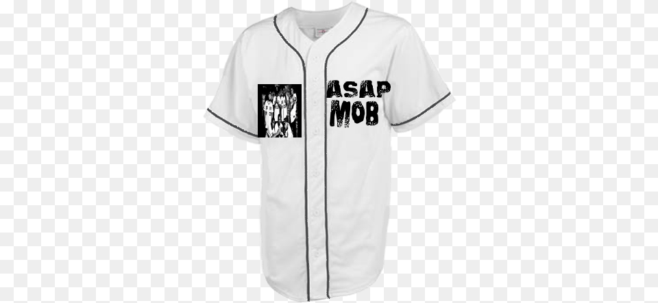Asap Mob Asas Rocky Adult Full Tonga Baseball Jersey, Clothing, Shirt, T-shirt, People Free Png Download