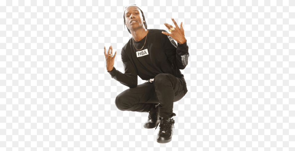 Asap Rocky Ap Rocky Wearing Hba, Adult, Male, Man, Person Png