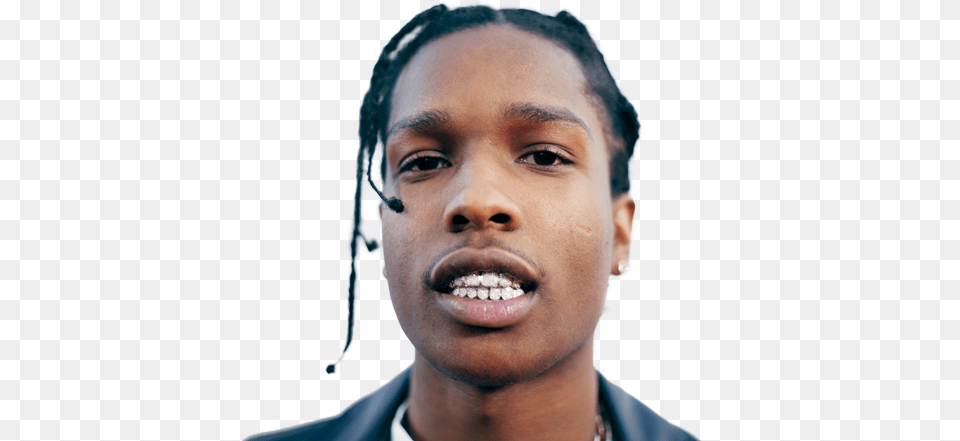 Asap Rocky Face Scar Asap Rocky Only Face, Adult, Portrait, Photography, Person Free Png Download