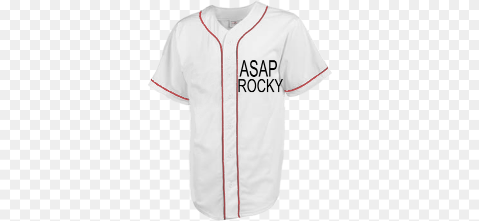 Asap Rocky Rocky Asap Rocky Benny Rodriguez Baseball Shirt, Clothing, T-shirt, People, Person Png Image