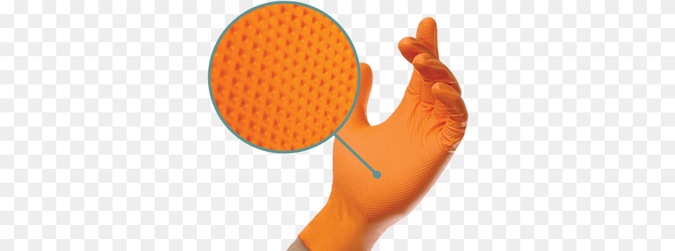 Asap Tgrip Orange Nitrile Multipurpose Gloves Dot, Clothing, Glove Png