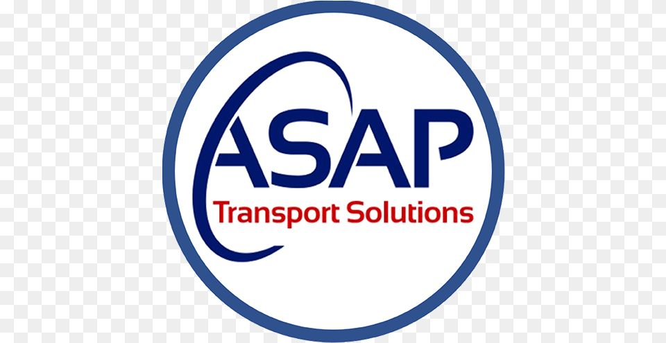Asap Transport Solutions Transparent Shipping Company Logo, Disk Png Image