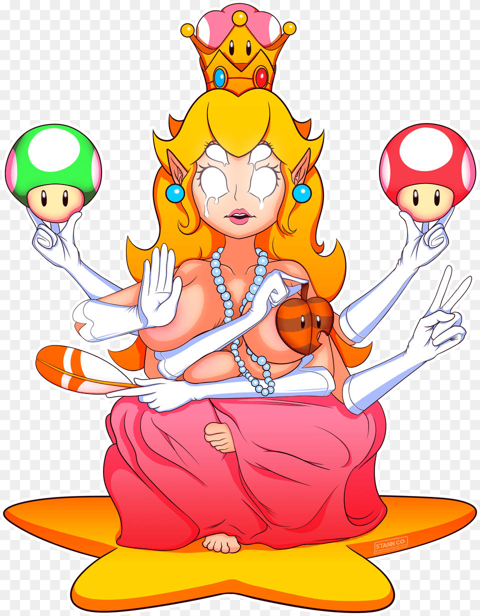 Ascended Princess Peach Free Transparent Png