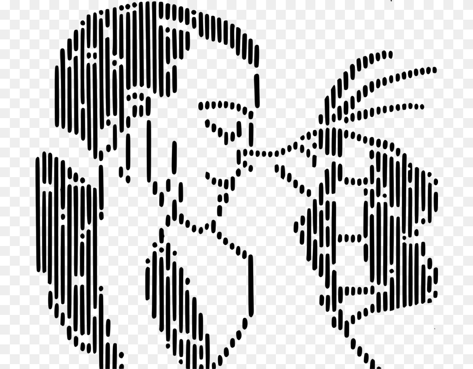 Ascii Art Pixel Art Music Ascii Art, Gray Free Png Download