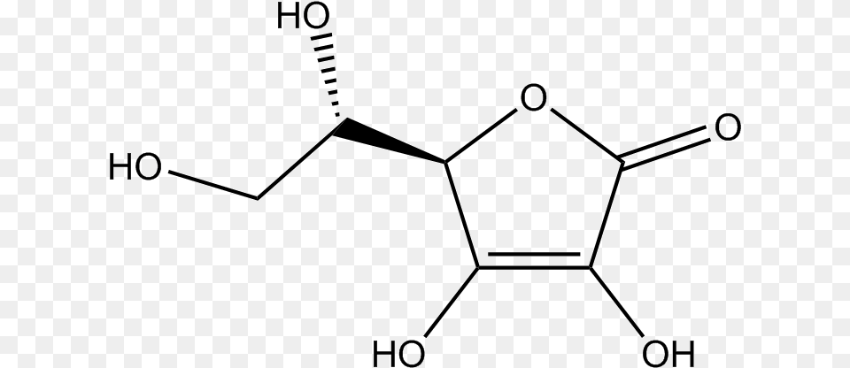 Ascorbic Acid Skeletal Structure Free Png