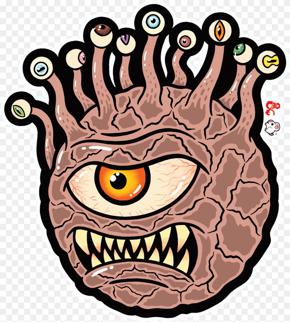 Ascq X Dampd Ritchie Beholder Sticker, Art, Drawing, Face, Head Free Transparent Png