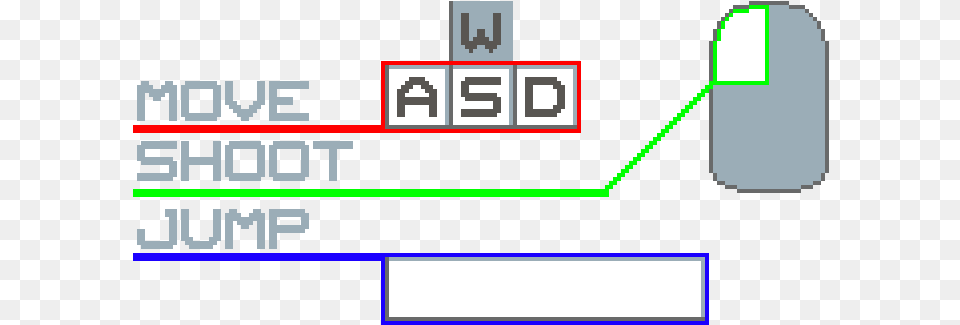 Asd To Move And Duck Though Platforms Mouse To Shoot, Scoreboard, Text Free Png