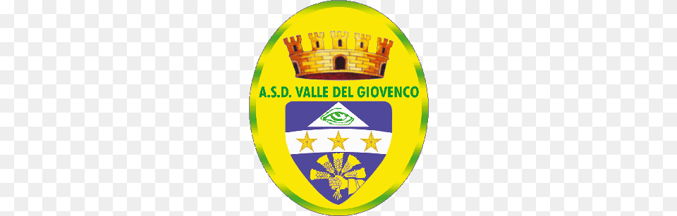 Asd Valle Del Giovenco Logo, Badge, Symbol, Can, Tin Free Png