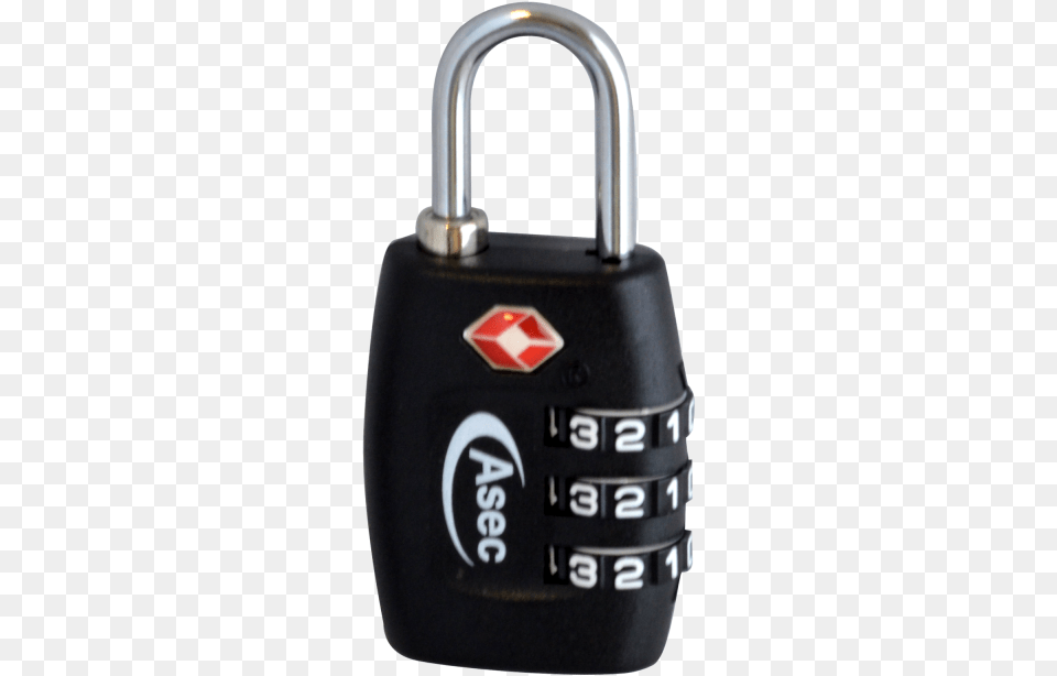 Asec Tsa Combination Padlock Security, Lock, Combination Lock, Ammunition, Grenade Free Png Download