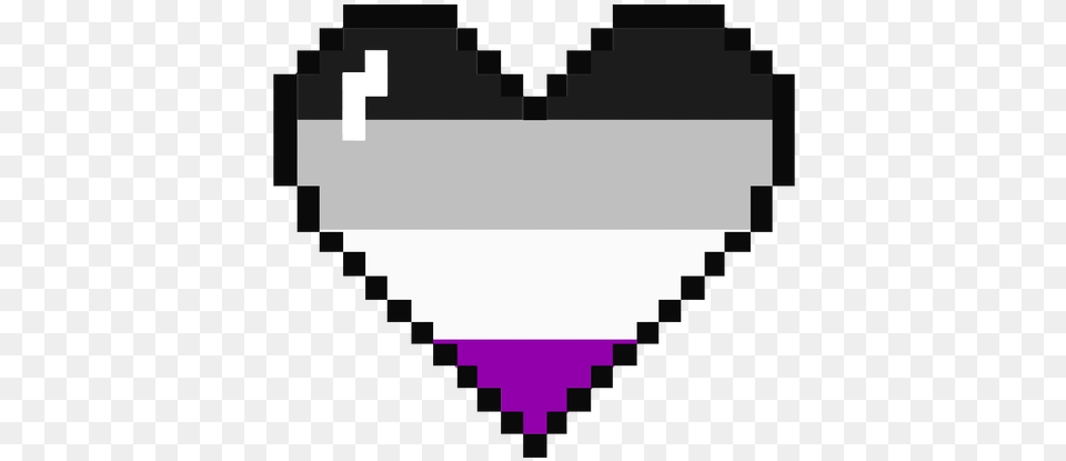 Asexual Heart Stripe Pixel Flat Transparent U0026 Svg V For Vendetta Pixel, Lighting, Triangle Free Png Download