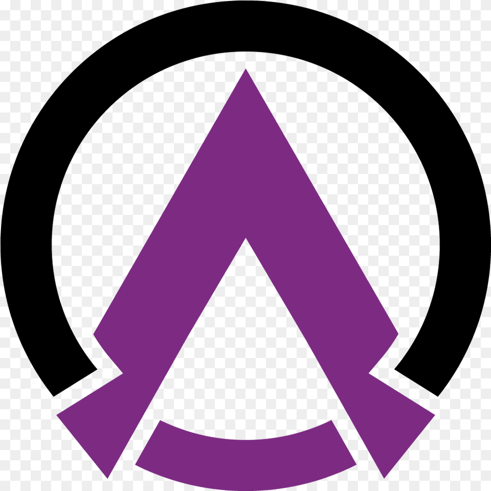 Asexuality Logo, Triangle, Purple, Symbol Free Transparent Png