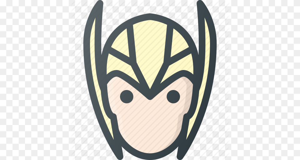 Asgardian Avatar Head Marvel People Thor Icon, Antler, Logo Free Transparent Png