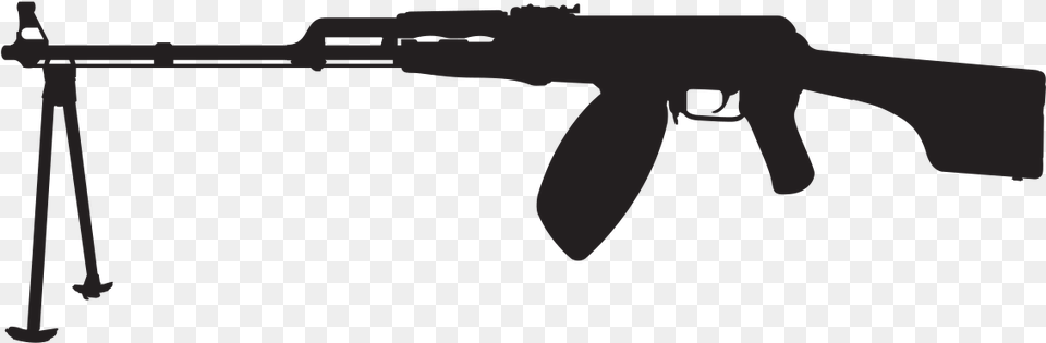 Ash 78 Tip 1 Silhouette Ak 47 Gun Vector, Firearm, Rifle, Weapon, Machine Gun Png