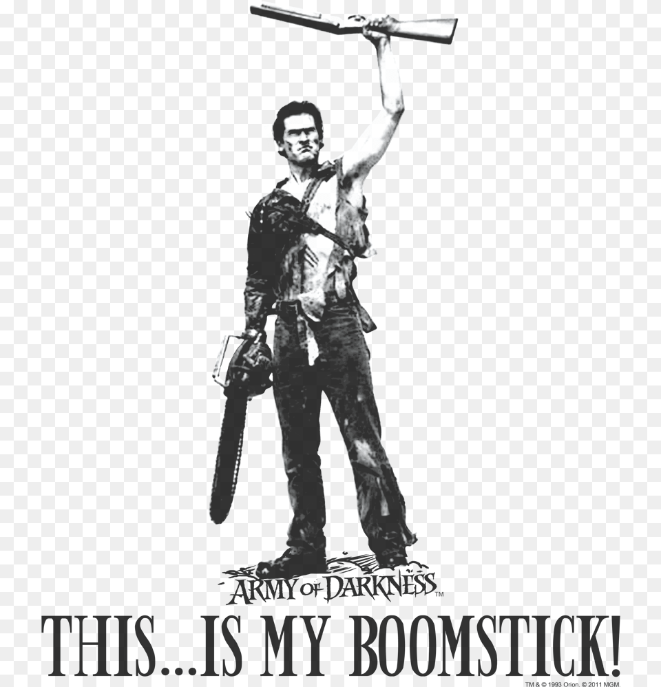 Ash Evil Dead, Weapon, Sword, Person, People Png