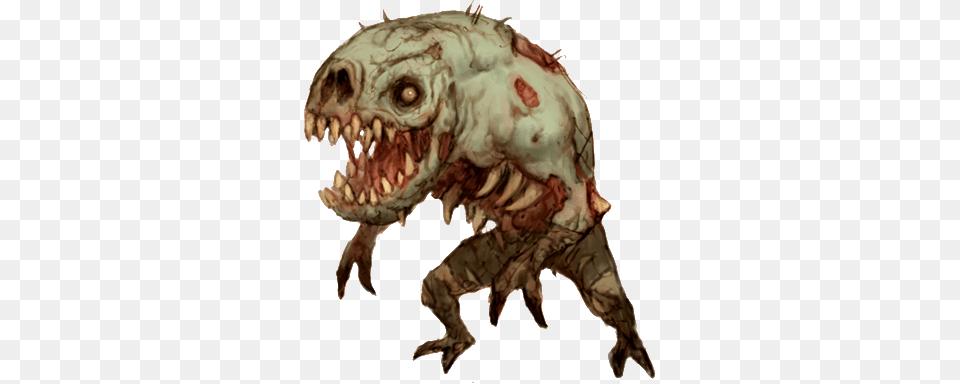 Ash Ghoul Dragon Nest Zombie, Animal, Dinosaur, Reptile, T-rex Png Image