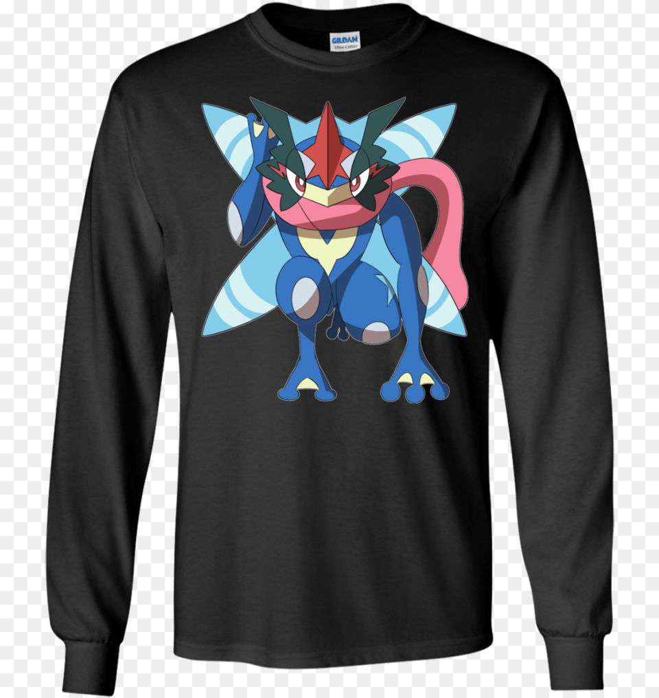 Ash Greninja T Shirt Ash Greninja Shirt, T-shirt, Clothing, Sleeve, Long Sleeve Free Transparent Png