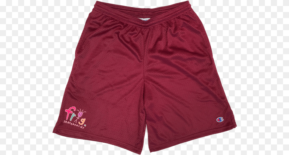 Ash Hat Frog Man Athletic Shorts Maroon, Clothing, Swimming Trunks, Blouse Png Image