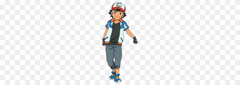 Ash Ketchum, Walking, Person, People, Male Free Png Download