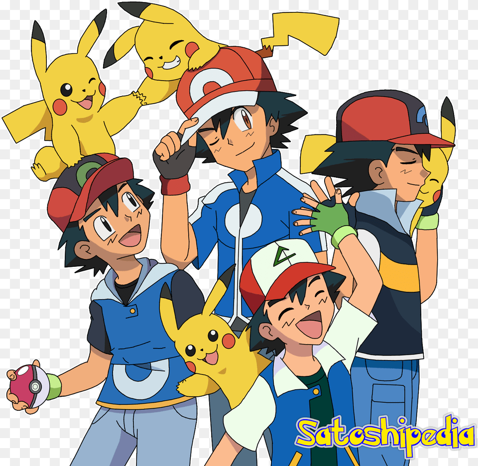 Ash Ketchum, Book, Comics, Publication, Baby Free Transparent Png