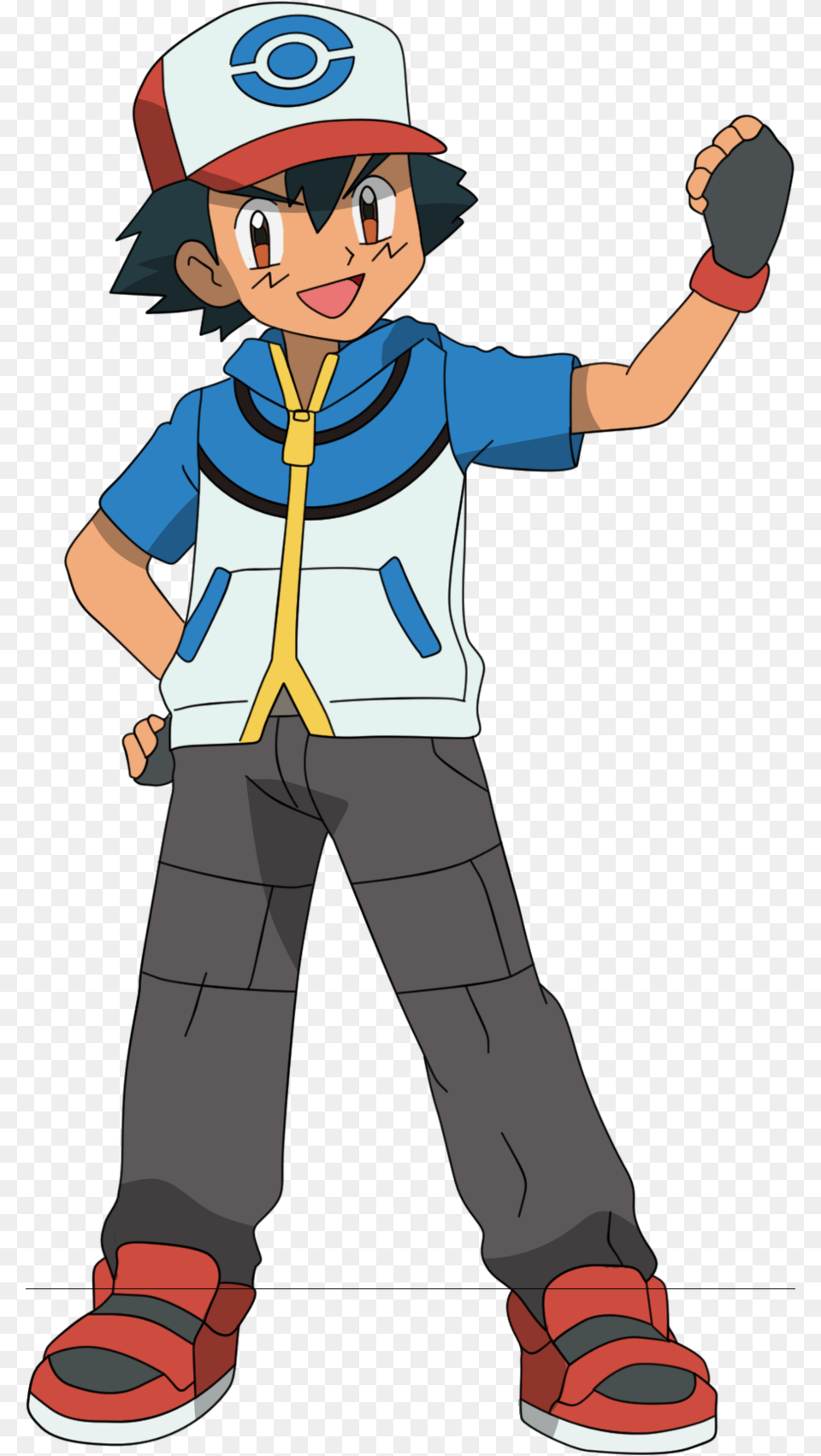 Ash Ketchum, Boy, Child, Male, Person Free Png