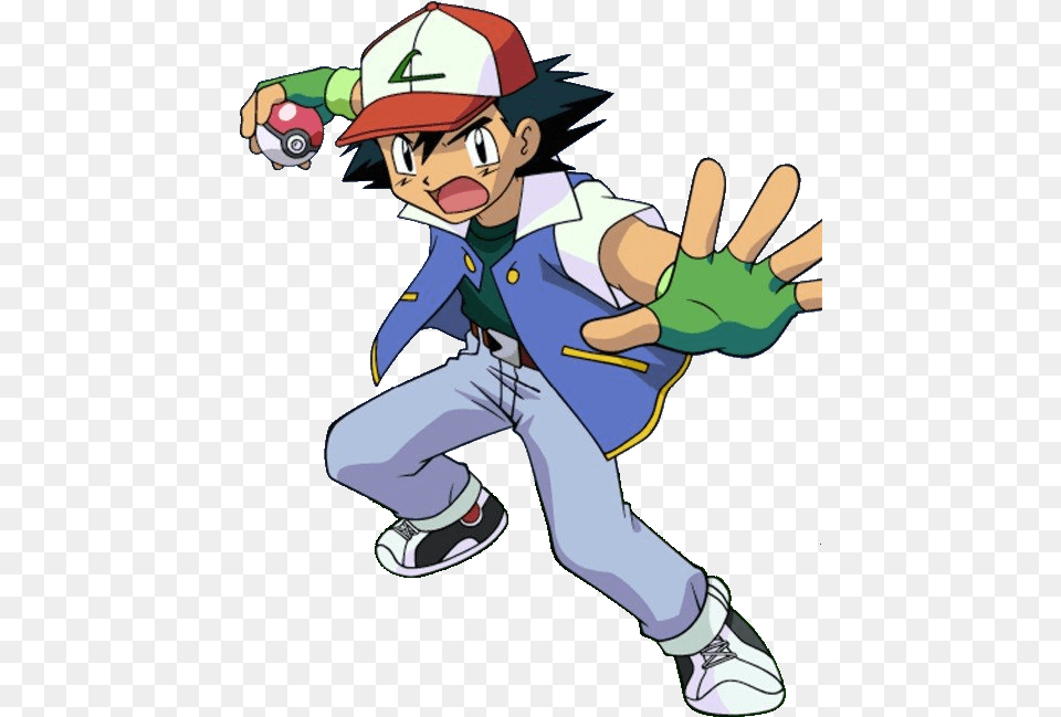 Ash Ketchum Ash Ketchum No Background, Baby, Book, Comics, Person Free Png